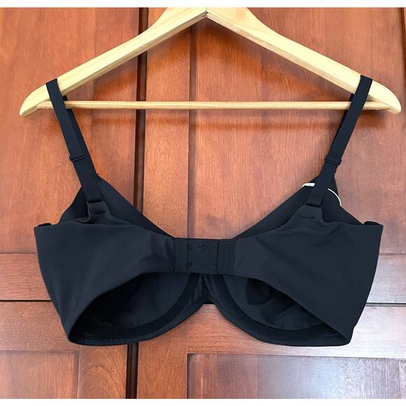 Skims Fits Everybody Unlined Demi Bra Onyx Black Size 36DDD (36F) NEW - Picture 3 of 6